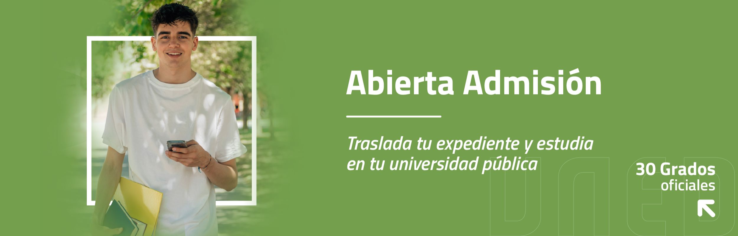 Admisión grados